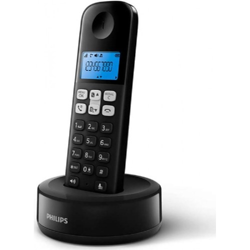 CORDLESS PHONES  D1611 BLACK ΜΕ ΑΝΟΙΧΤΗ ΑΚΡΟΑΣΗ &ΦΩΤΙΖΟΜΕΝΗ ΟΘΟΝΗ